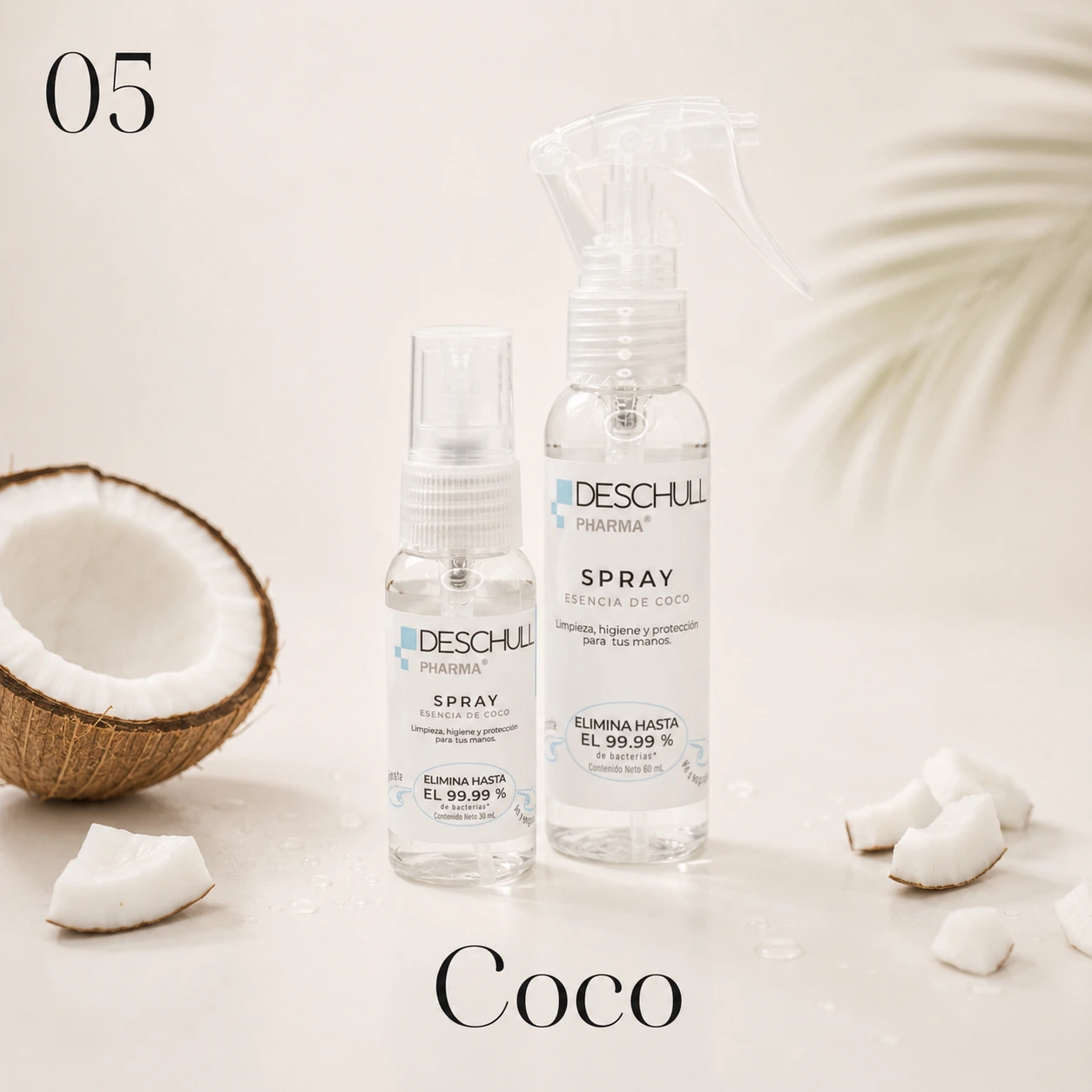 Deschull Pharma Coco en presentaciones de 30 mL y 60 mL