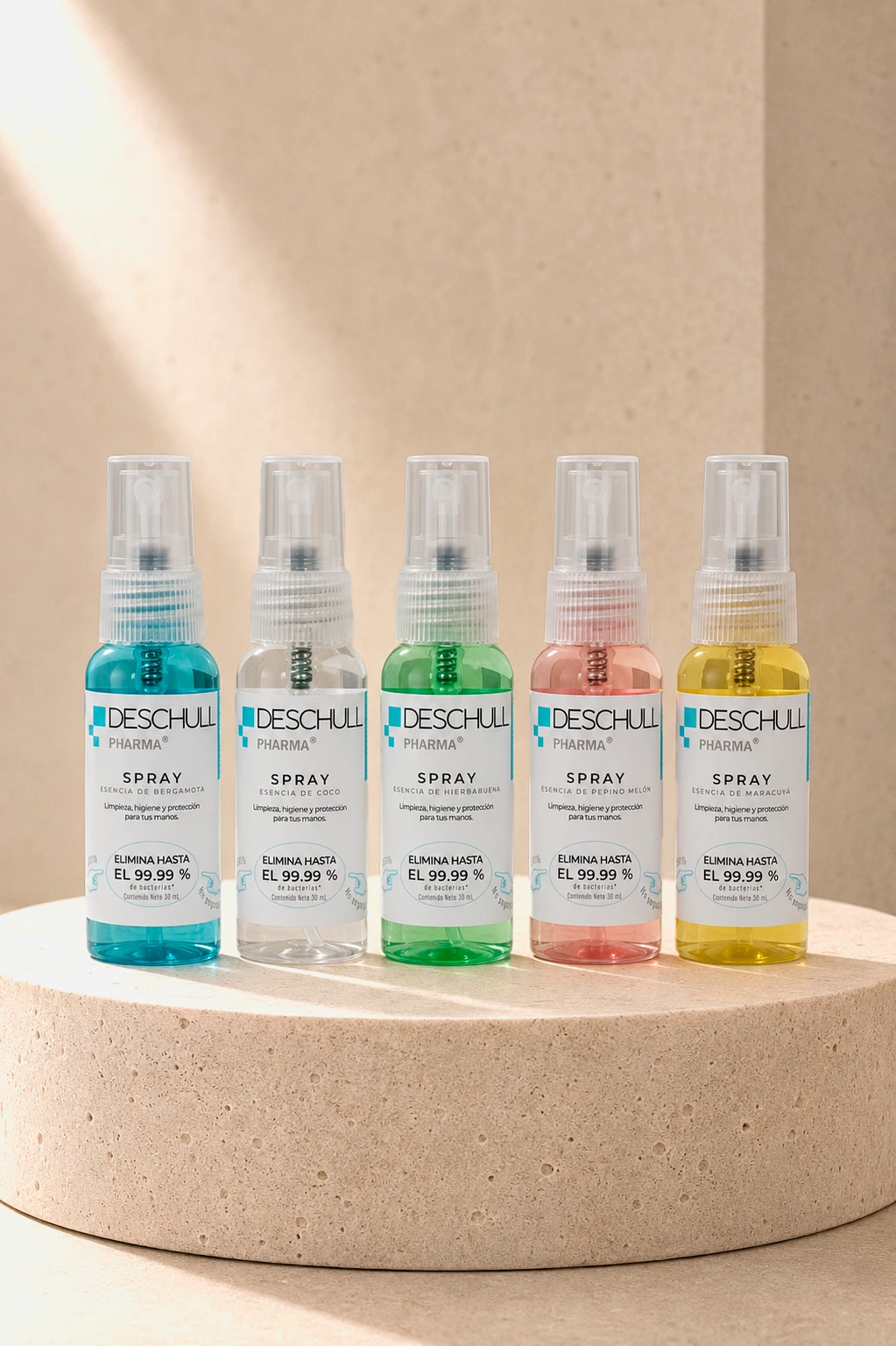 Kit de lanzamiento Deschull Pharma de 30 mL con cinco esencias