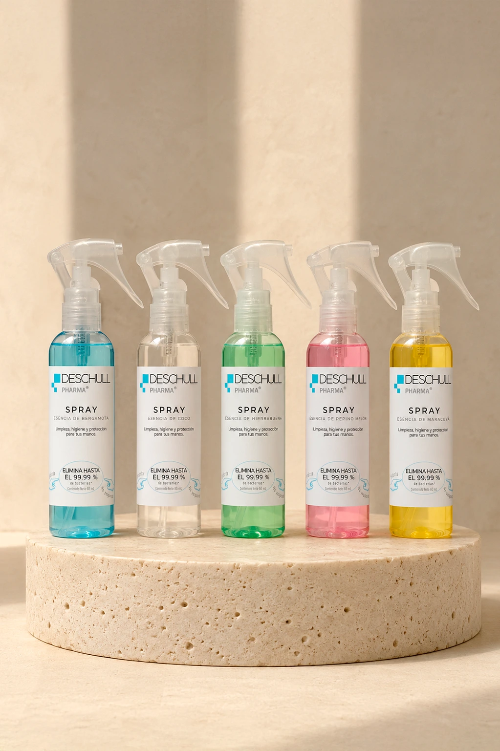 Kit de lanzamiento Deschull Pharma de 60 mL con cinco esencias